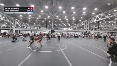 145 lbs Round 4 (6 Team) - Lylah Rodriguez, CTWHALE vs Aniyah Goodrich, Miami Hawks