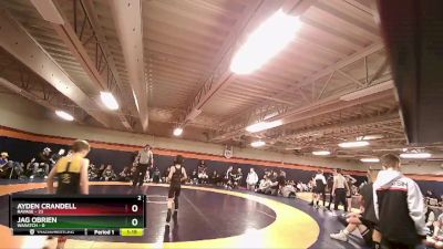 61 lbs Semis & 3rd Wb (16 Team) - Ayden Crandell, Ravage vs Jag Obrien, Wasatch