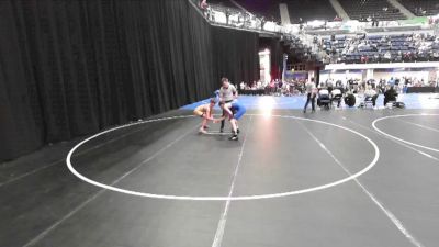 7th - 8th grade - 130 Champ. Round 1 - Thane Taylor, Iowa vs Colton Kueter, Sebolt Wrestling Academy