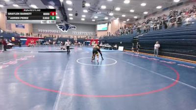 190 lbs Champ. Round 1 - Adrien Perez, Klein Oak vs Graylen Barnett, Mesquite Horn