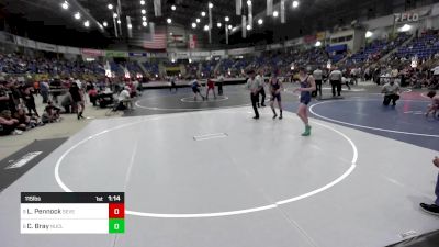 115 lbs Round Of 16 - Landon Pennock, Severance MS vs Cole Bray, Nucla