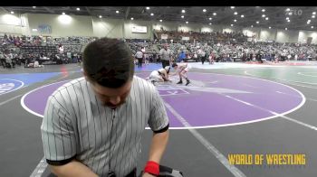 84 lbs Round Of 32 - Ryan Swensen, Upper Valley Aces vs Gustavo Avila, Central Coast Most Wanted