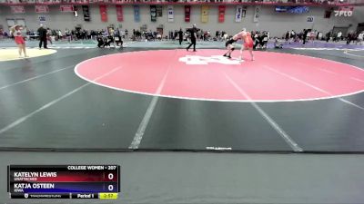 207 lbs Quarterfinal - Katja Osteen, Iowa vs Katelyn Lewis, UNATTACHED