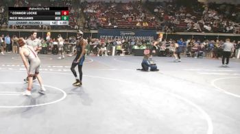 D 2 132 lbs Champ. Round 2 - Connor Locke, North DeSoto vs Rico Williams, McKinley
