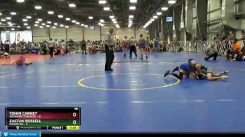 96 lbs Round 4 (6 Team) - Tohmi Carney, Oklahoma Tornados vs Easton Rossell, Ranger WC