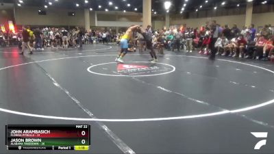 215 lbs Round 2 (6 Team) - John Arambasich, Florida Pitbulls vs Jason Brown, Alabama Takedown