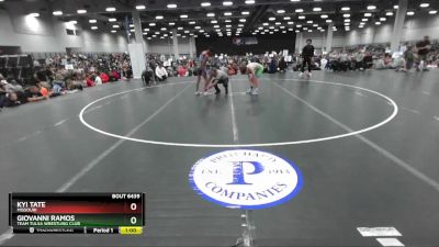 100 lbs Cons. Round 3 - Kyi Tate, Missouri vs Giovanni Ramos, Team Tulsa Wrestling Club