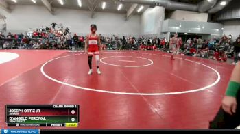 132 lbs Champ. Round 2 - D`Angelo Percival, Denver East vs Joseph Ortiz Jr, Arvada