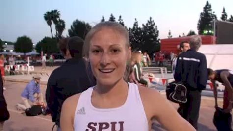 Jessica Pixler 1500 runner up 4:11 2010 Mt SAC Relays