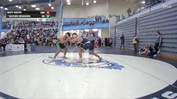 215 lbs Cons. Round 7 - Kaycen Edwards, Blackfoot High School vs Matt Watts, Corner Canyon