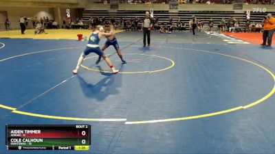 115 lbs Quarterfinals (8 Team) - Cole Calhoun, Owatonna vs Aiden Timmer, Adrian