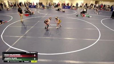 67 lbs Cons. Round 3 - Ryan Malikowski, Pursuit Wrestling Minnesota vs Joseph Slack, Robbinsdale Area Wrestling