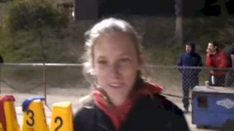 Nicole Bush after 1500 at 2010 Mt SAC Relays