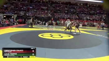 D3-215 lbs Semifinal - Lucas Thomas, Harrison Central vs Christopher Colucci, South Range