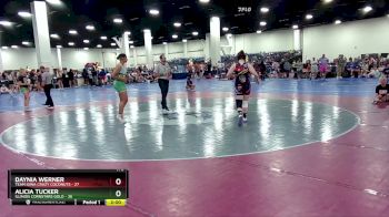 170 lbs Round 6 (8 Team) - Daynia Werner, Team Iowa Crazy Coconuts vs Alicia Tucker, Illinois Cornstars Gold