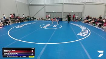 100 lbs Semis & 3rd Wb (16 Team) - Kendall Moe, Indiana vs Vivian Mariscal, Tennessee Red