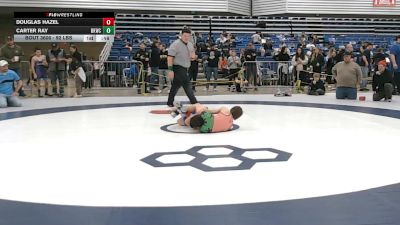 92 lbs Cons. Semis - Douglas Hazel vs Carter Ray, Bad Karma Wrestling Club