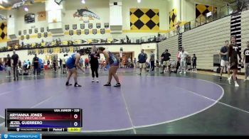 225 lbs Round 3 - Aryianna Jones, Hawkstyle Wrestling Club vs Jezel Guerrero, Indiana