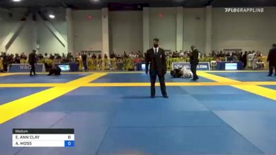 ELISABETH ANN CLAY vs ALESSANDRA MOSS 2021 American National IBJJF Jiu-Jitsu Championship