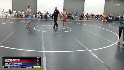 187 lbs Round 1 (6 Team) - Exavier Martin, Kansas vs Ezrah Schonrog, Rhode Island Gold