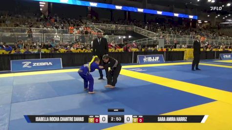 Sara Amira Harriz vs Isabella Rocha Chantre Dahas 2025 Pan Kids Jiu-Jitsu IBJJF Championship
