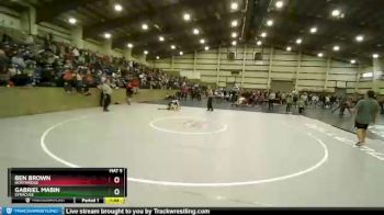 150 lbs Semifinal - Ben Brown, Northridge vs Gabriel Mabin, Syracuse