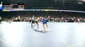 D3-190 lbs Cons. Round 1 - Joe Clayton, Coloma vs Brettin Rouse, Kingsford HS
