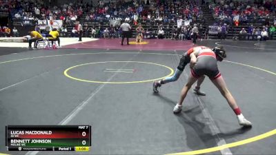 86 lbs Cons. Round 2 - Lucas Macdonald, ISI WC vs Bennett Johnson, Moline WC