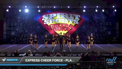 Express Cheer Force - Platinum [2022 L4 Senior Open Coed - D2 Day 1] 2022 Spirit Sports Worcester- National