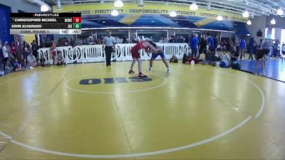 144 lbs Cons. Round 3 - John Alvarado, Jesuit vs Christopher McKeel, Black Creek Wrestling Club