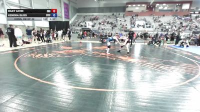 59 kg Cons. Rd Of 32 - Riley Levin, Sanderson Wrestling Academy vs Kendra Bliss, Storm RTC