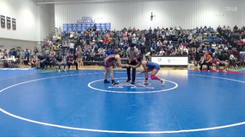 152 lbs Quarterfinal - Rosalyn Welford, George County High School vs Ashley Montufar, North Pontotoc High School