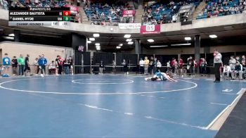 113 lbs Champ. Round 2 - Daniel Hyde, Unattached vs Alezander Bautista, Addison Trail