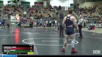 A 160 lbs Champ. Round 1 - Bryce Lander, Hume-Fogg vs Dawson Jones, Sullivan East