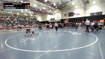 110 lbs Cons. Semi - Naomi Bonilla, Fillmore vs Rori Rapan, La Quinta/La Quinta