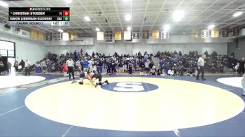 165 lbs Champ. Round 2 - Simon Liberman-Slionski, Santa Monica vs Christian Stoeber, Fountain Valley