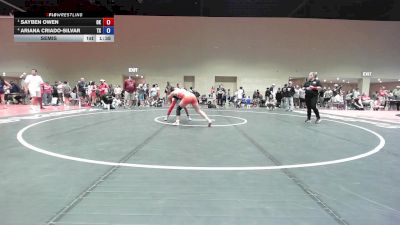 130 lbs Semis - Sayben Owen, OK vs Ariana Criado-Silvar, TX