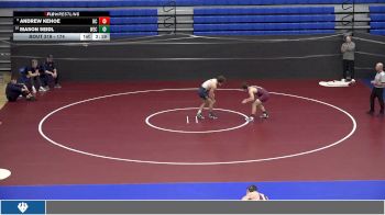 174 lbs Cons. Semi - Mason Seidl, Wisconsin Eu Claire vs Andrew Kehoe, Roanoke College
