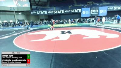 126 lbs Cons. Sub-quarters - Joseph Byrd, Lake Stevens Wrestling Club vs Christopher Morales Remigio, Ascend Wrestling Academy