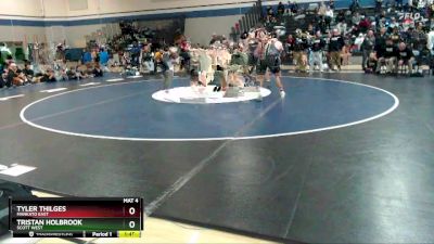 215 lbs Quarterfinal - Tristan Holbrook, Scott West vs Tyler Thilges, Mankato East