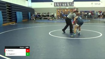 132 lbs Round 2 - Eddie Hughart, Mill Valley vs Armando Garcia, Dodge City