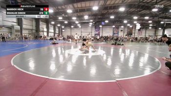 113 lbs Rr Rnd 1 - Maddox Heck, Terps PitBull HS vs Branlun Simon, Attrition Wrestling Scar
