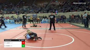 40 lbs Prelims - Adrien Lopez, Clinton Youth Wrestling vs Cooper Coble, Division Bell