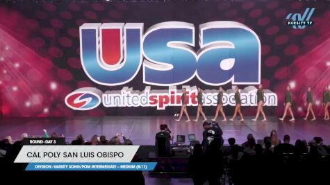 Cal Poly San Luis Obispo - Varsity Song/Pom Intermediate -- Medium (8-11) [2023 Varsity Song/Pom Intermediate -- Medium (8-11) Day 3] 2023 USA Spirit & Junior Nationals/Collegiate Championships