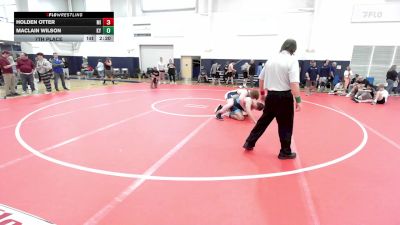 C-242 lbs 7th Place - Holden Otter, MI vs Maclain Wilson, KY