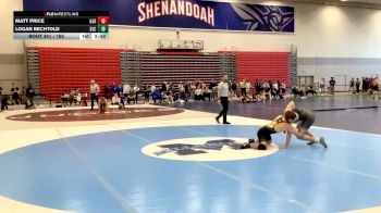 165 lbs Cons. Round 4 - Logan Bechtold, St. Vincent College vs Matt Price, Garrett College