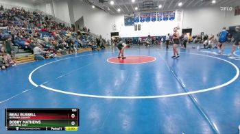 165 lbs Quarterfinal - Beau Russell, Natrona County vs Bobby Mathews, Cheyenne East