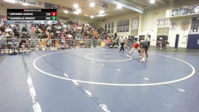 125 lbs Cons. Round 3 - Gabrielle Wright, Tahquitz vs Aryanna Garcia, Etiwanda