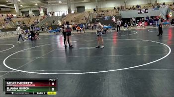 125 lbs Cons. Semi - Elianna Minton, Next Level Wrestling vs Kaylee Matchette, Anderson Co Youth Wrestling