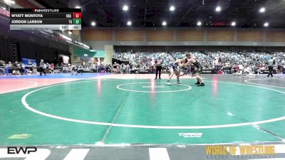 157 lbs Consi Of 32 #2 - Wyatt Montoya, USA Gold vs Jordon Larson, Team Aggression